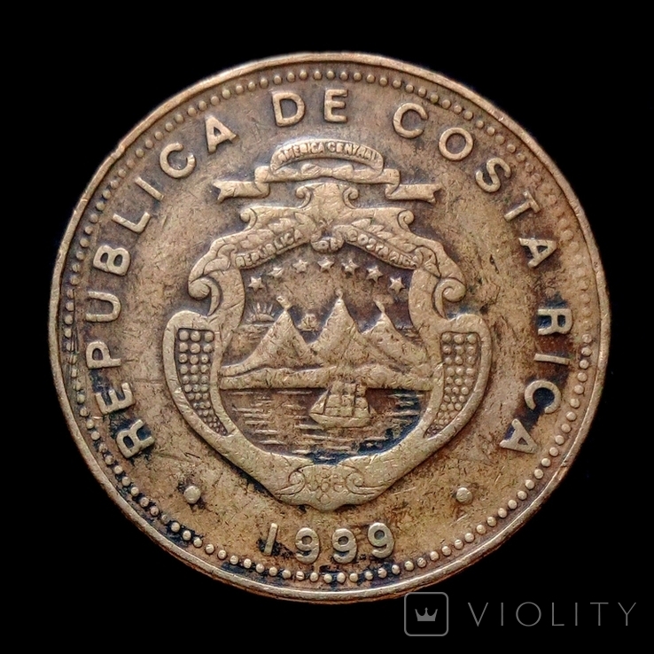 Коста-Рика 100 колонов 1999 г., фото №3