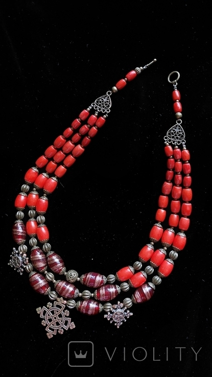 Necklace zgarda coral, photo number 6