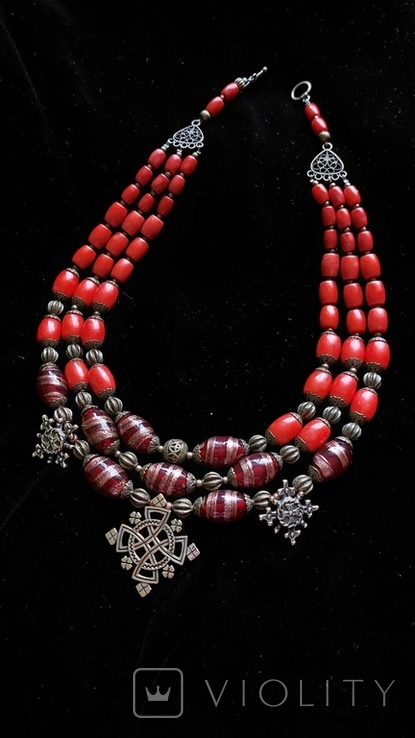 Necklace zgarda coral, photo number 2