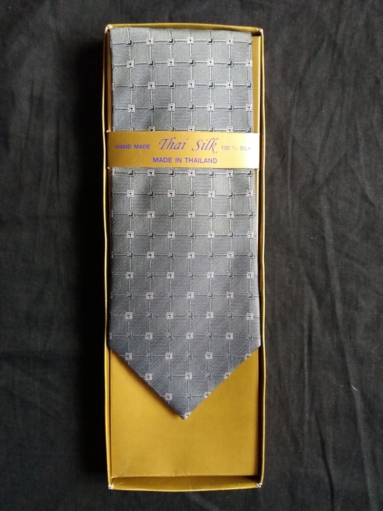 Чоловічий шовковий галстук., numer zdjęcia 3