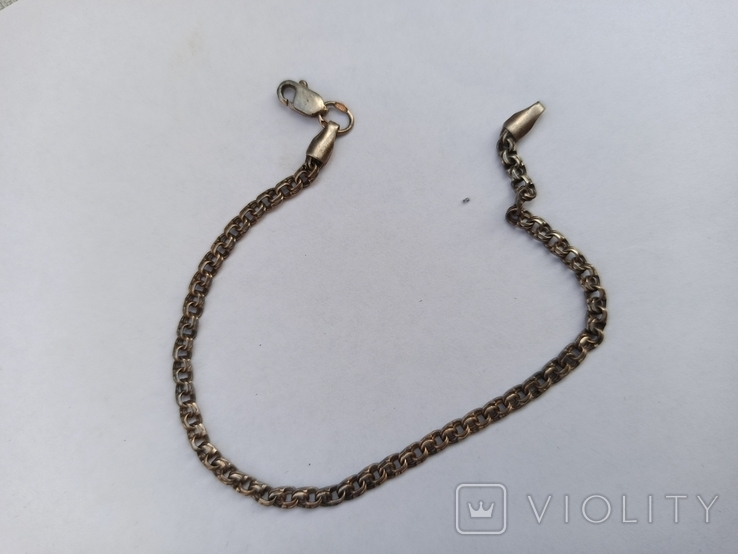 Bracelet silver 925 4.1 grams. Lot 24., photo number 2