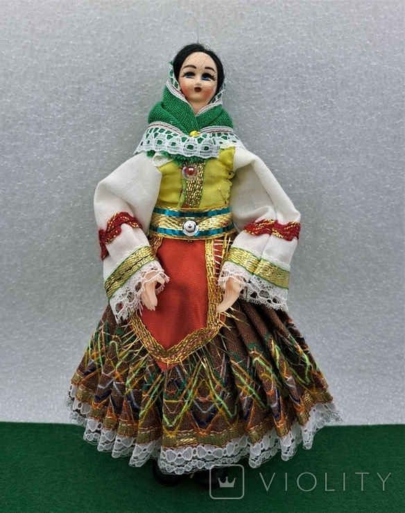 Кукла Винтаж Национальный Костюм Греция, photo number 2