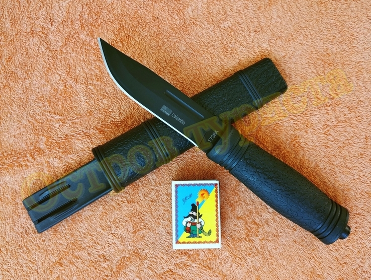 Нож тактический туристический ЗСУ 1738A с ножнами, фото №3