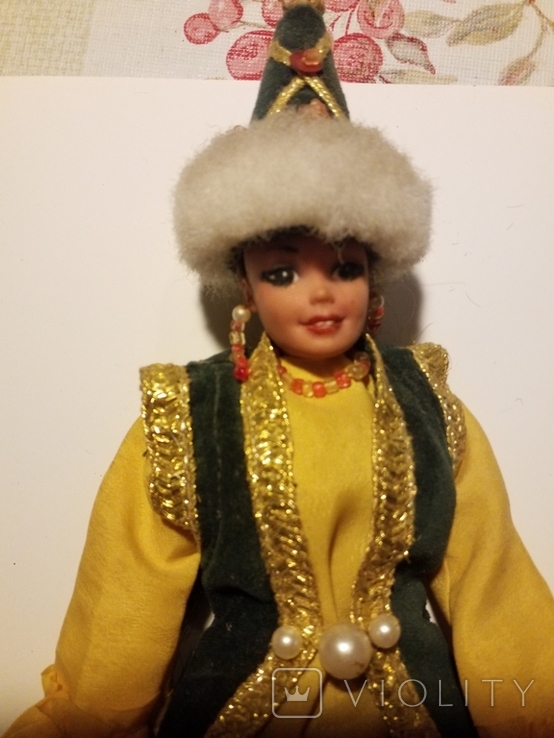 Кукла(казашка?)Н 34 см, фото №3