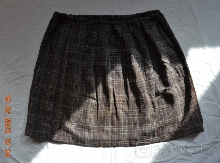 Old Ukrainian skirt, skirt. Length 57 cm. In the belt 47 cm. No. 3, photo number 2