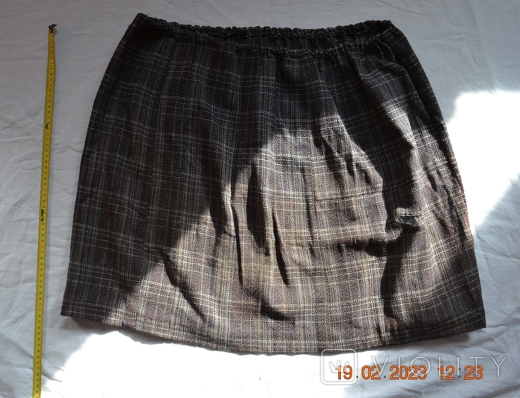 Old Ukrainian skirt, skirt. Length 57 cm. In the belt 47 cm. No. 3, photo number 11