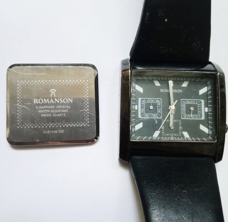 Хронограф Romanson DL6134M, S. Sapphire Crystal swiss quartz, фото №3