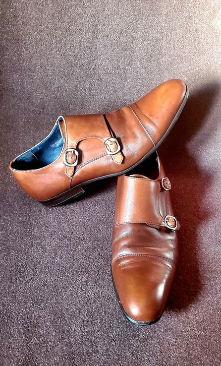 Мужские туфли, монки, ТGA by AHLER. Германия ( р 41 / 27,5 см ), photo number 6