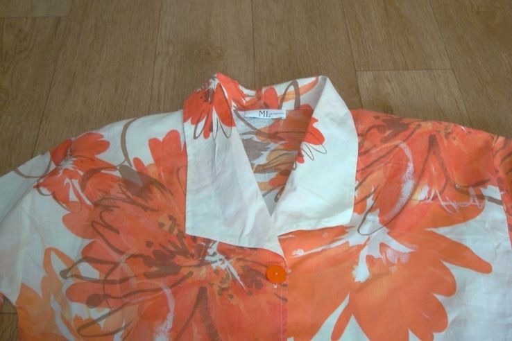 ML original Льняной Стильный пиджак женский в цветочный принт Германия, numer zdjęcia 9
