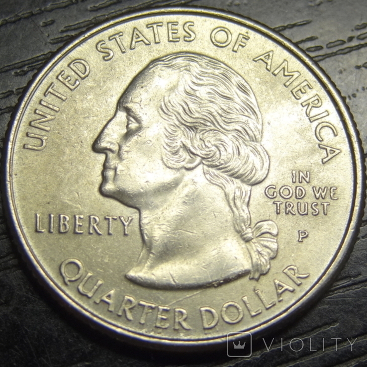 25 центів 1999 P США Коннектікут, фото №3