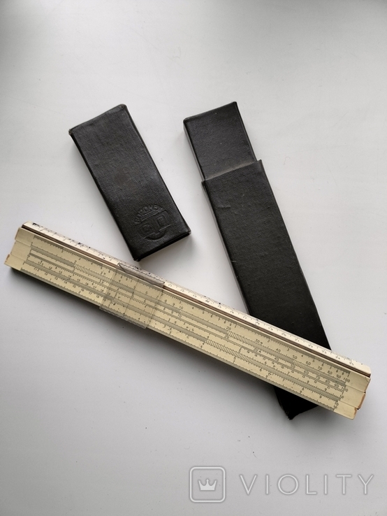 Slide rule, 1962 in a case, photo number 2