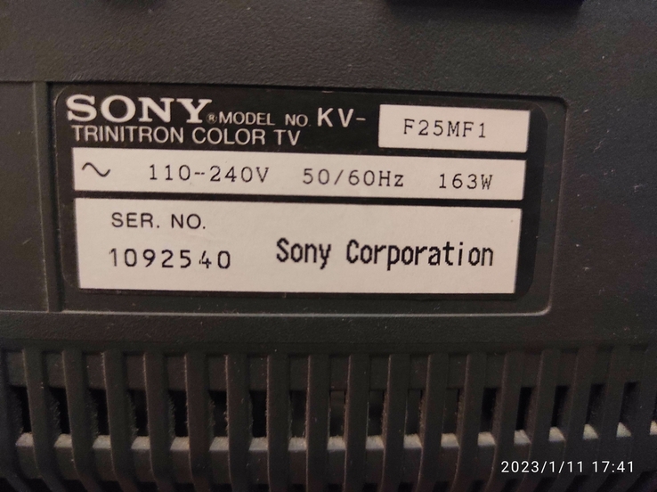 Телевизор Sony 25", Made in Japan + Aiwa 14" в подарок, photo number 4