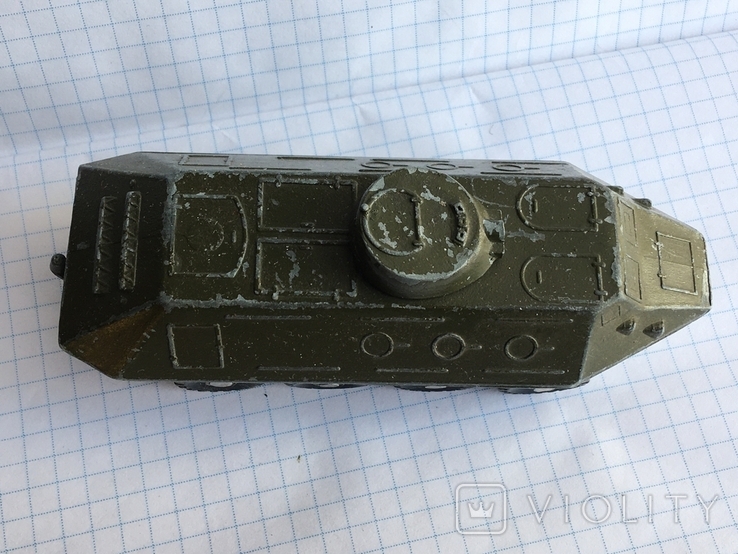 Игрушка БМП пр-ва СССР с ценой клеймом и штампом, фото №8