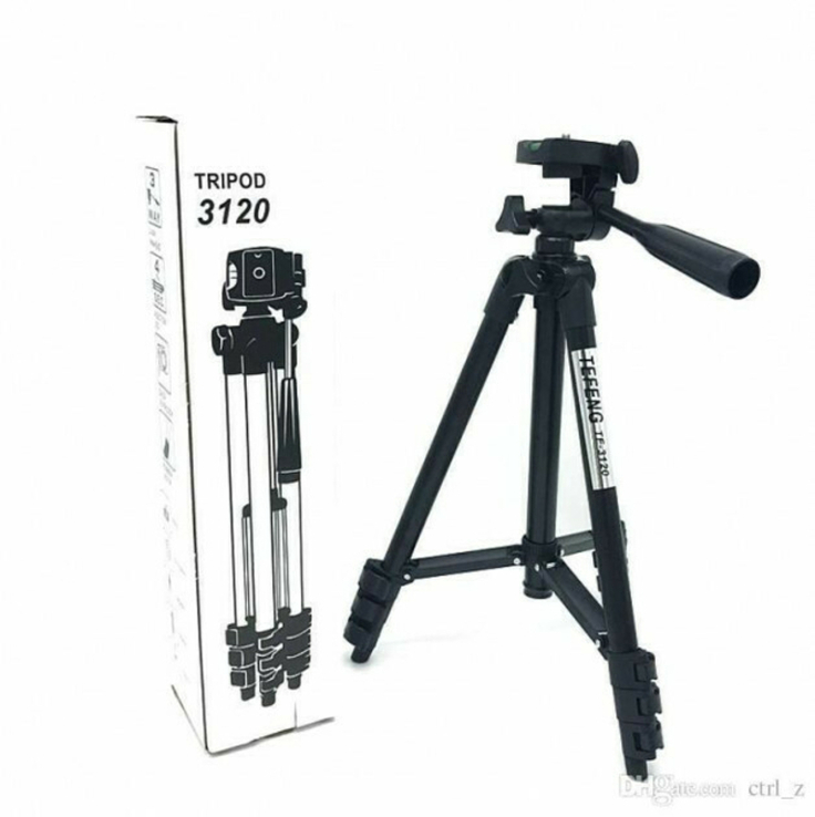 Штатив металлический универсальный для телефона и фотоаппарата Tripod 3120 PRO портативный, numer zdjęcia 4