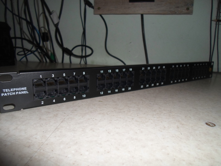 Патч панель 50 портов. Telephone Patch Panel., photo number 7