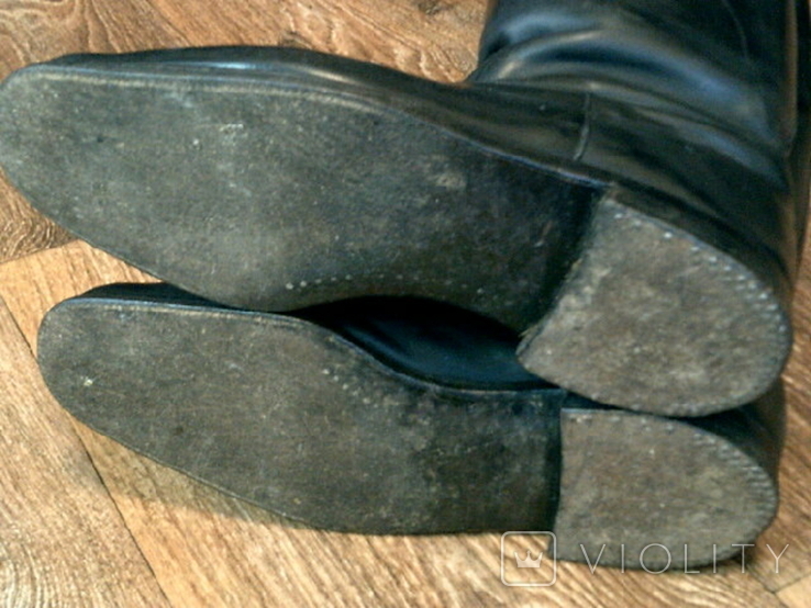 August Bauer (Мюнхен Німеччина) - шкіряні старі чоботи, фото №9