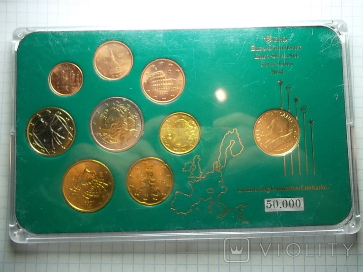 Італія набор евро., фото №2