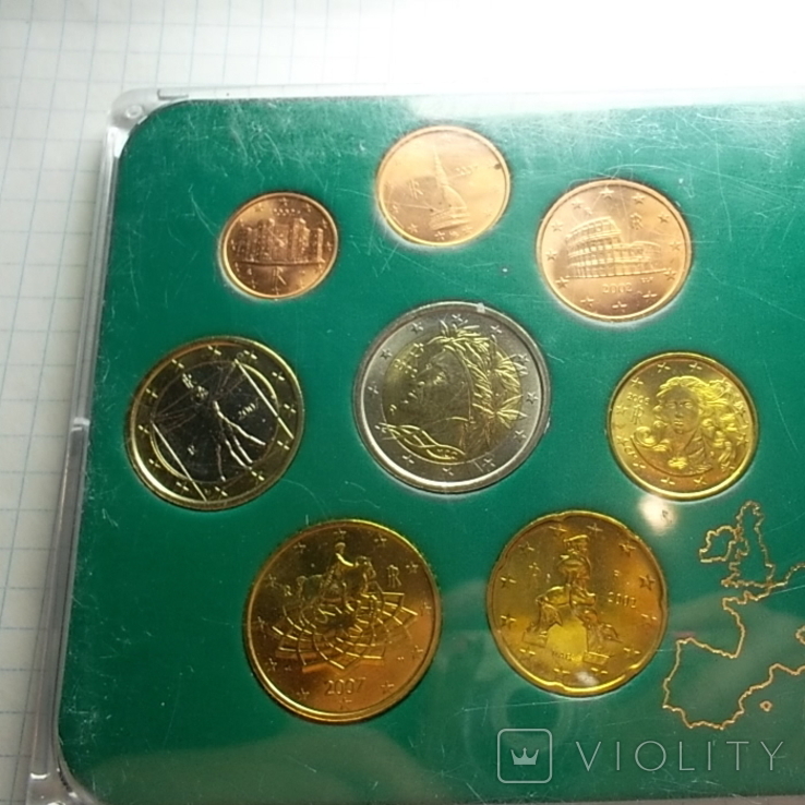 Італія набор евро., фото №3