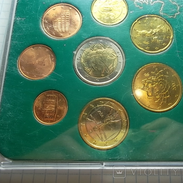 Італія набор евро., фото №5