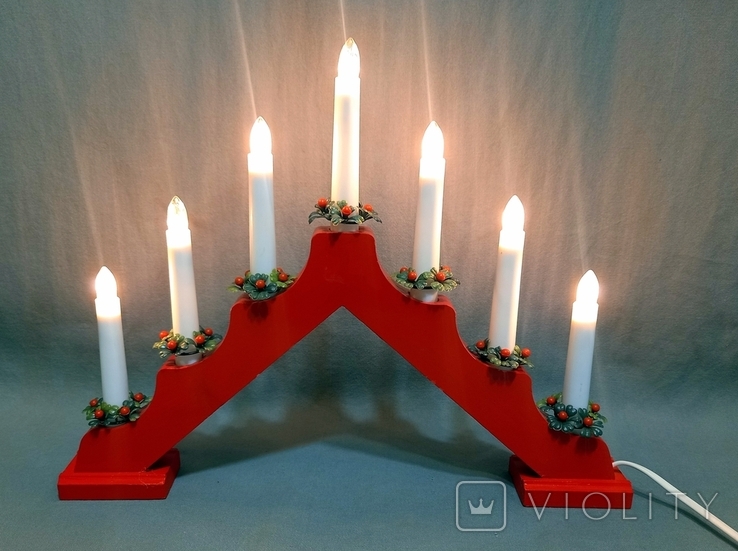 Candle Arch Lamp Wood Germany