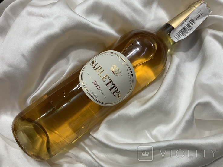  Колекційне вино Саблє Сотерн Sablettes Sauternes врожаю 2012 року