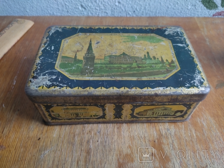 Vintage. "Moscow Kremlin".Box of chocolates, Main Confectioner of the USSR., photo number 12