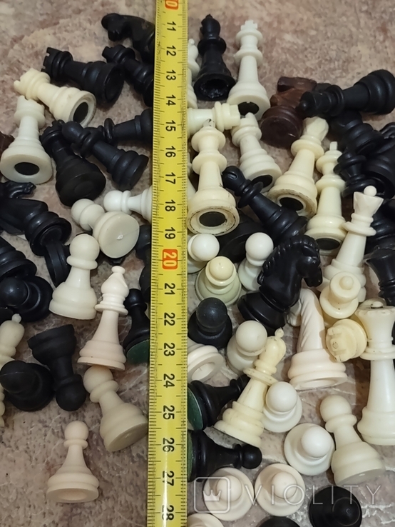 Small chess pieces 25-45mm (up to 78 pcs.), photo number 3