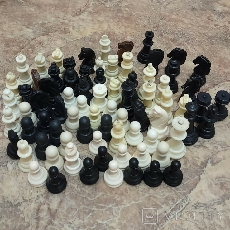 Small chess pieces 25-45mm (up to 78 pcs.), photo number 2