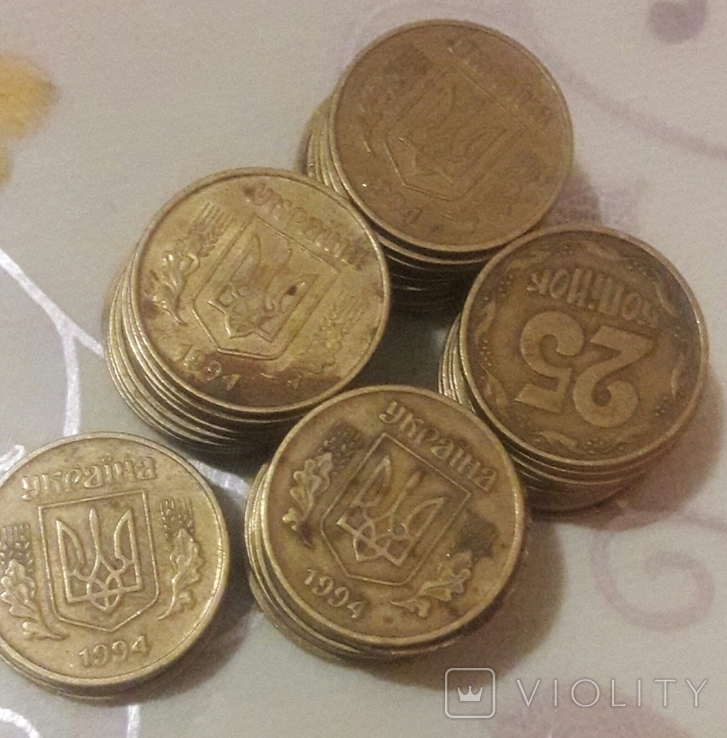 Coins of Ukraine 25 kop.1994, photo number 2