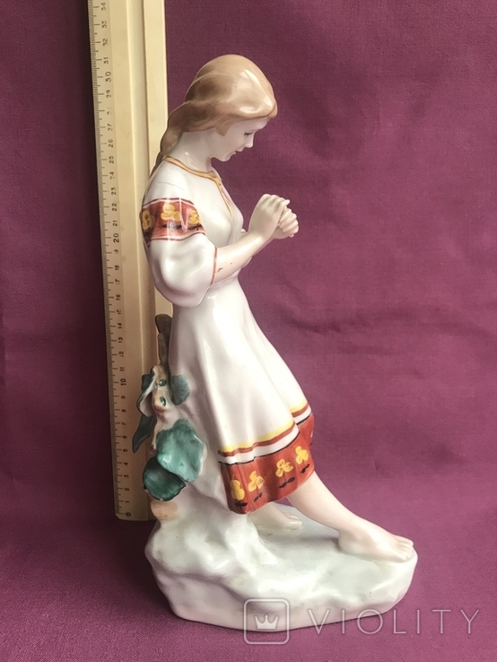 Statuette of Viper. Porcelain, captivity. Porcelain., photo number 5