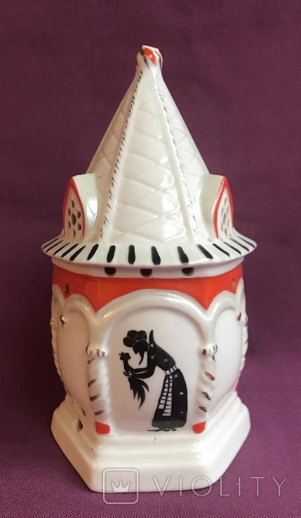 Lamp The Tale of the Cockerel. Porcelain. Svetilnik Skazka o Petushka. Porcelain., photo number 2