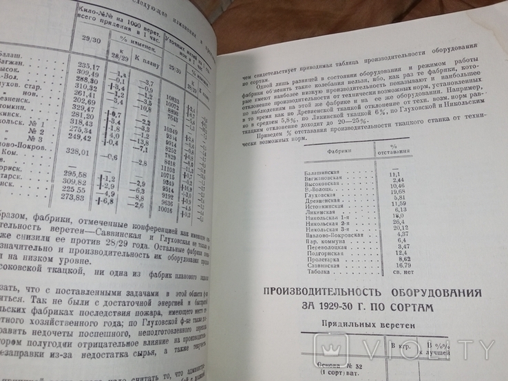 Г. Орехово 1931 Хлопчато- бумажный трест Отчёт Обложка !, фото №5