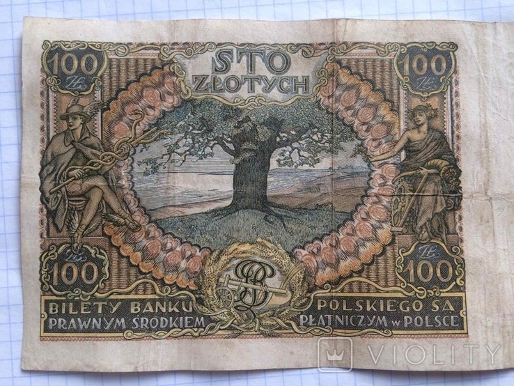 100 злотих 1932 рік Польща, фото №3