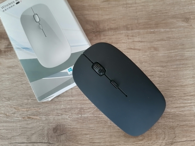  Компьютерная мышка, Wireless Mouse, bluetooth, беспроводная, черная, фото №4