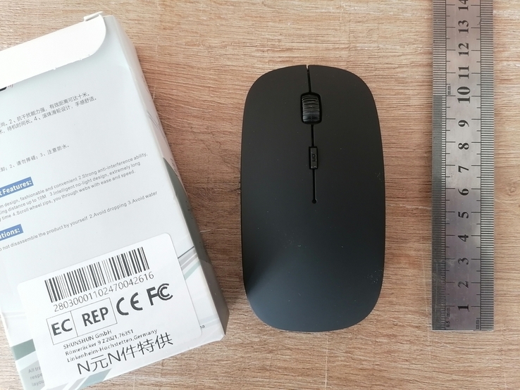  Компьютерная мышка, Wireless Mouse, bluetooth, беспроводная, черная, photo number 7