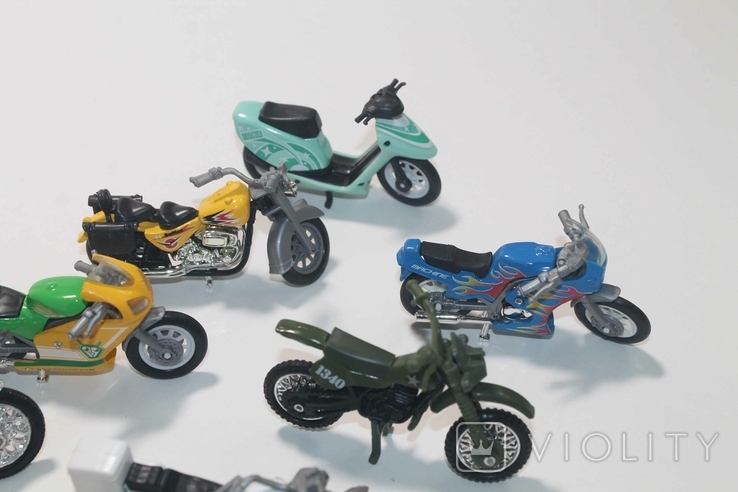 Колекція моделей мотоцилів 8 штук, фото №4