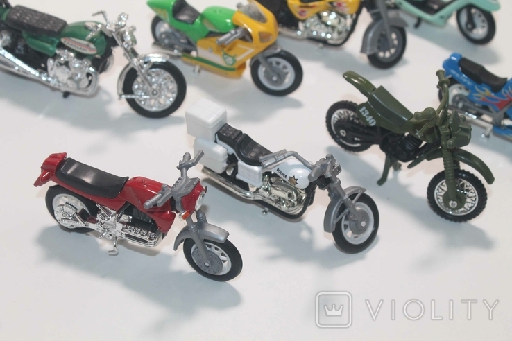Колекція моделей мотоцилів 8 штук, фото №5