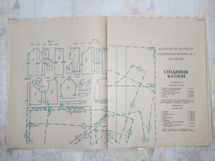 Додаток до журналу "Радянська жінка №1.2.3.7.8", 1988 р., фото №4