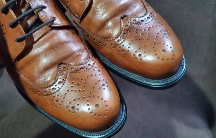 Стильные кожаные туфли, броги, LLOYD Tampico ( p 42 / 28 cм ), фото №5
