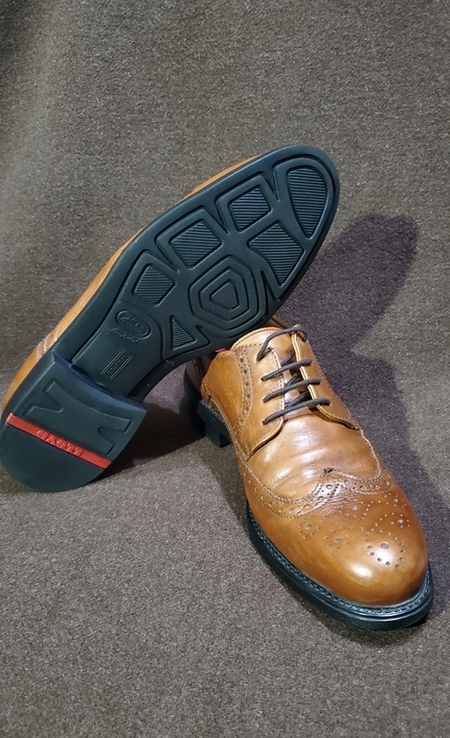 Стильные кожаные туфли, броги, LLOYD Tampico ( p 42 / 28 cм ), фото №9