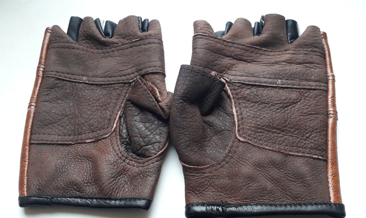 Безпалые перчатки +бонус кожаная обложка под паспорт., фото №6