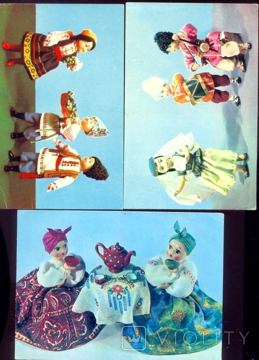 Открытки СССР.Куклы 70-е гг (24 шт), фото №7