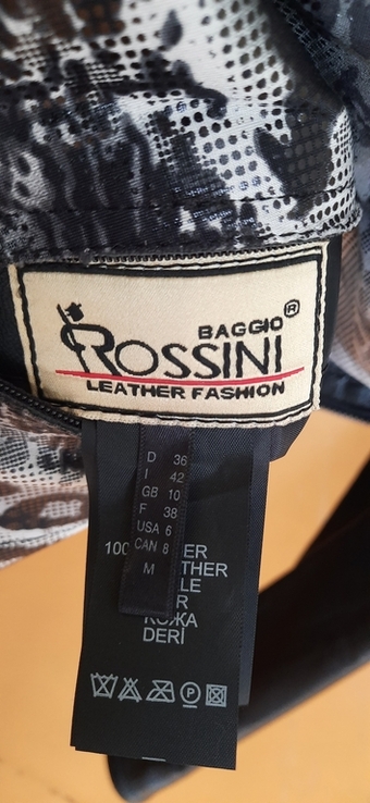 Куртка кожаная Rossini, фото №9