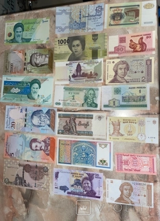 #1 – World – World 100 Banknote Set – All Different, photo number 6