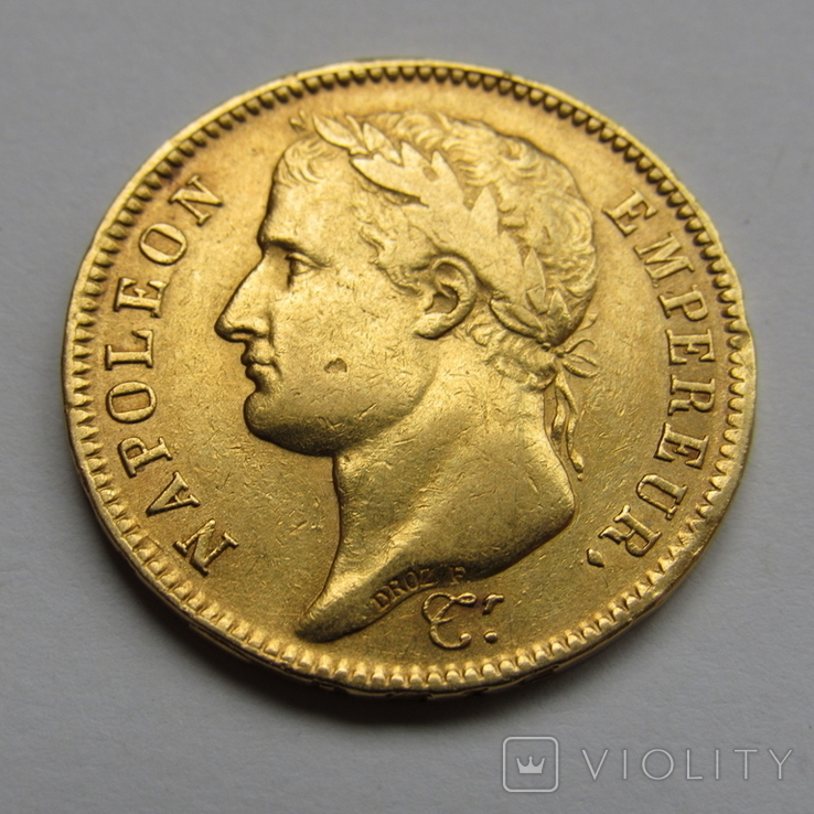 40 франков 1810 г. Франция (W), фото №2