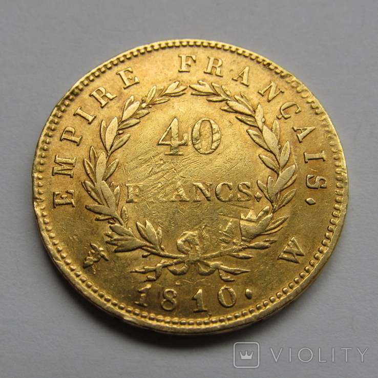40 франков 1810 г. Франция (W), фото №5