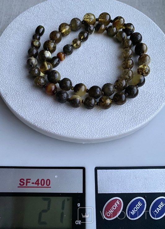 Natural amber. Beads., photo number 5
