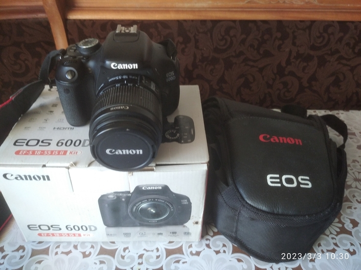 Фотоаппарат Canon EOS 600 D, фото №2