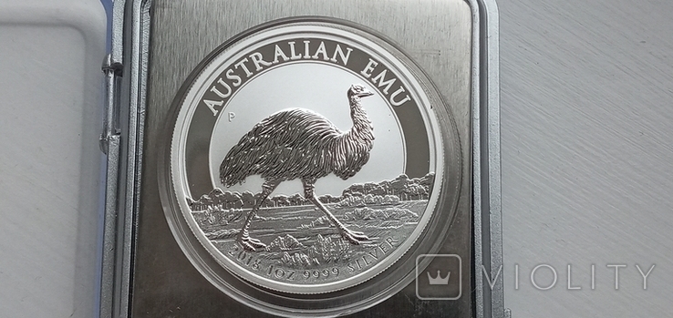 Срібна монета Австралії 2018р. 9999 проба., фото №5