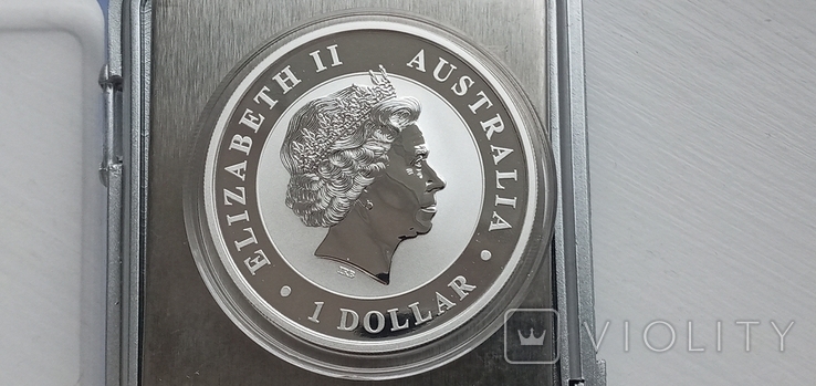 Срібна монета Австралії 2018р. 9999 проба., фото №7